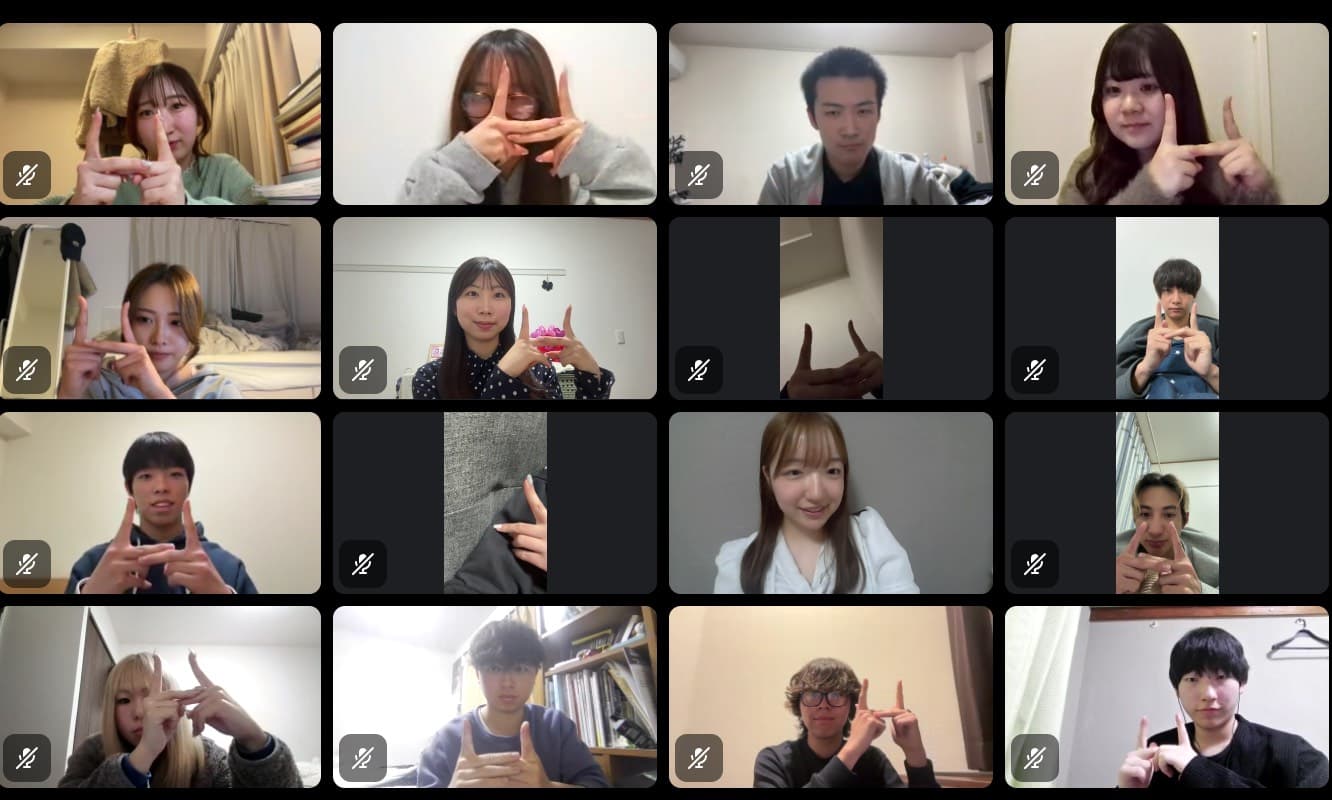Hokkaidonorsのオンラインミーティングの様子
